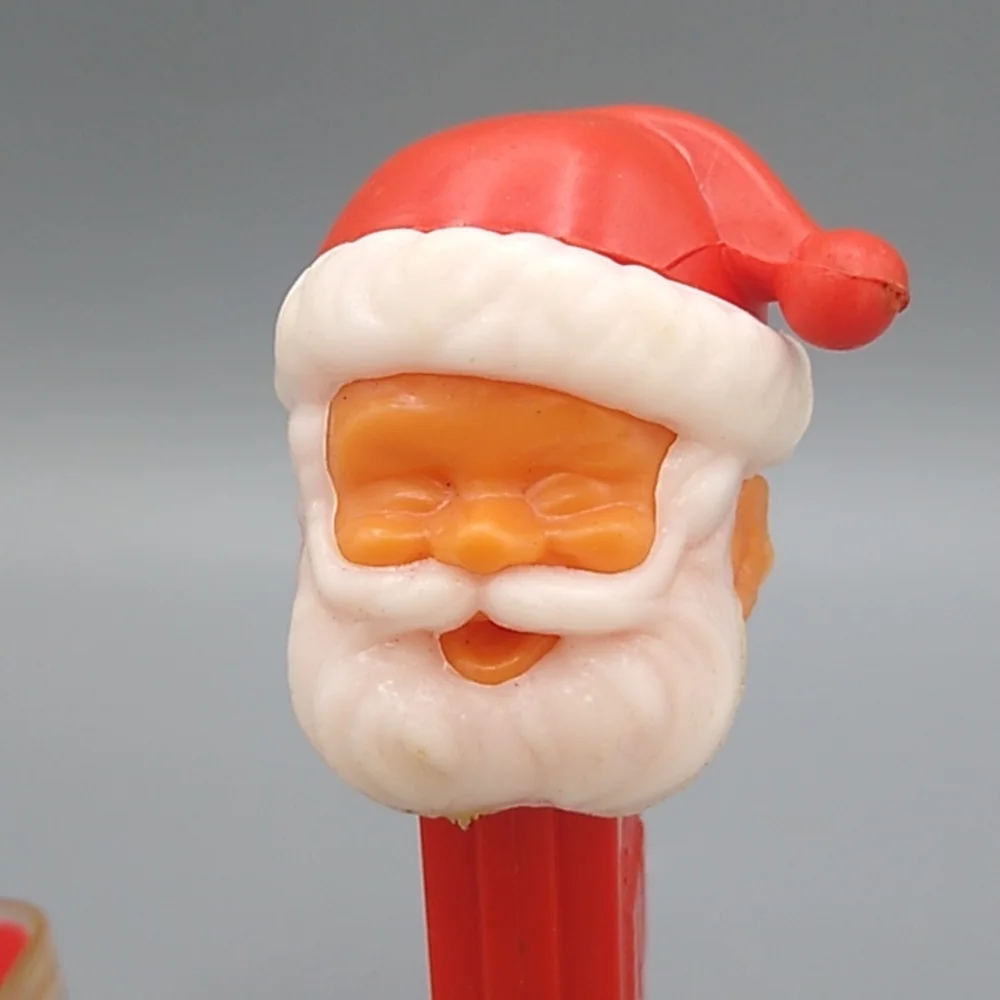 Santa Candy Dispensers PEZ Dispenser FLIX Mini Gumball Dispenser Set 2 Vintage
